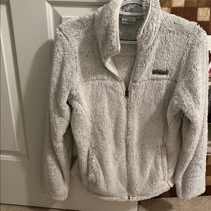 Columbia grey zip up jacket
